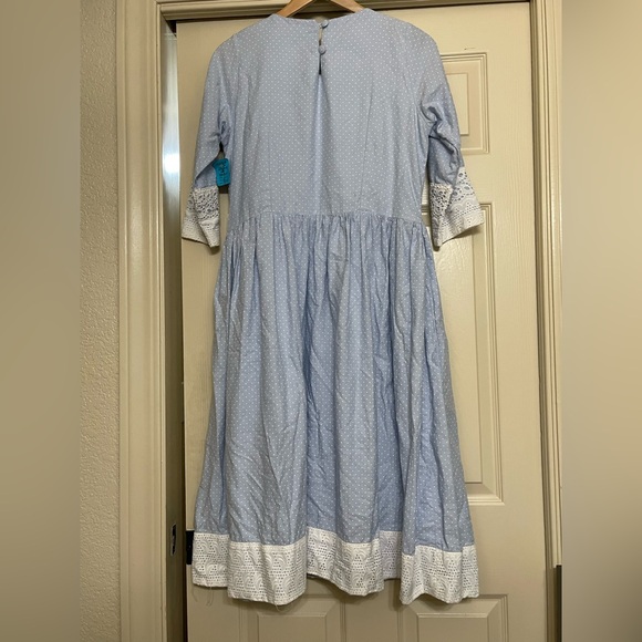 Handmade modest prairie style dress - Picture 2 of 4